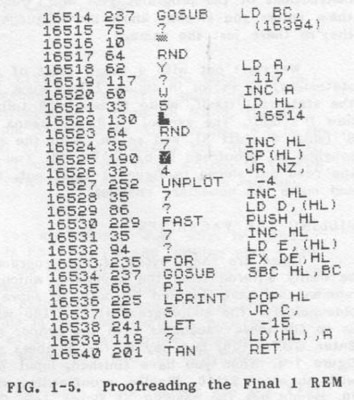 Fig. 1-5. Proofreading the Final 1 REM