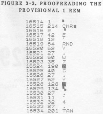 FIGURE 3-3. PROOFREADING THE <br />PROVISIONAL 1 REM
