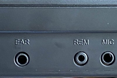 REM jack on cassette recorder