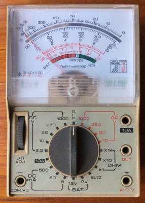 My analogue multimeter