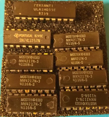 RAM chips, demux and ULA