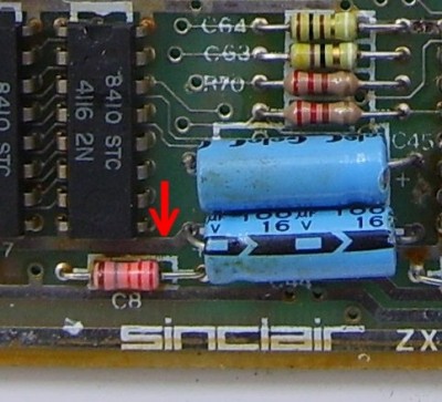 Track to cut to isolate +12V rail to DRAM