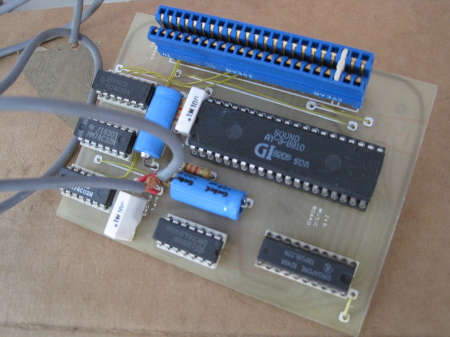 Photo of ZX81 Sound Board