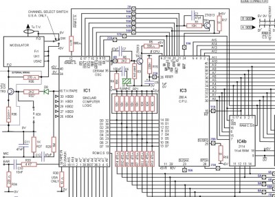 ZX81 Schematic portion